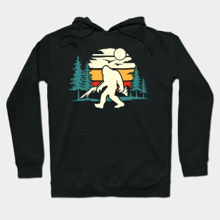 Vintage Bigfoot Forest Camping Hoodie